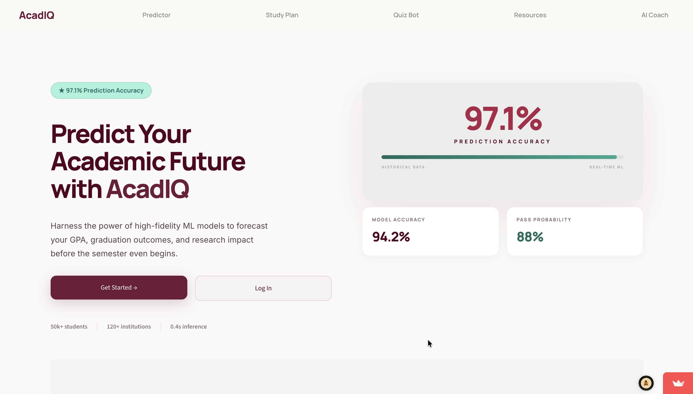 AcadIQ screenshot 1