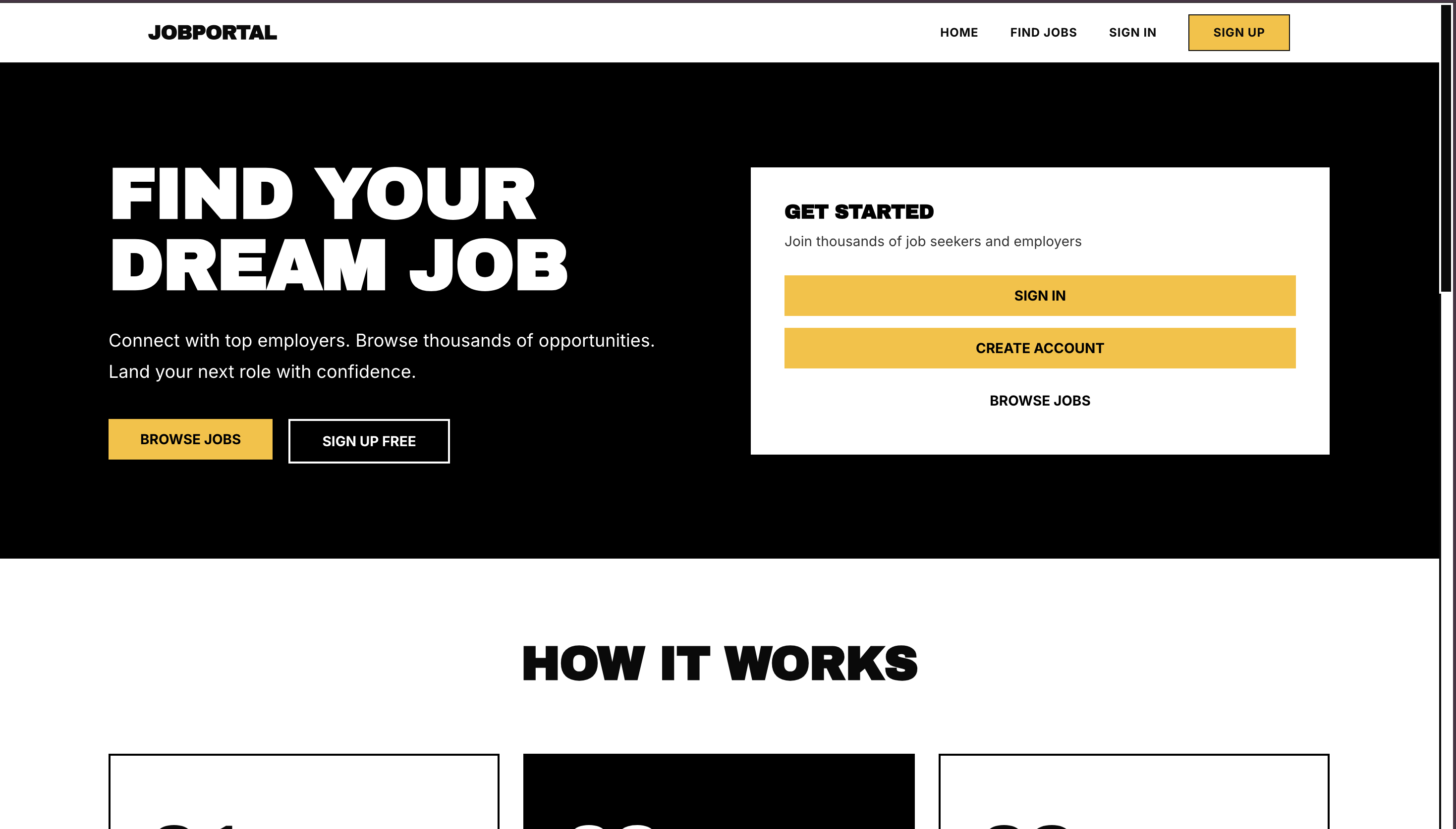 Job Portal screenshot 1